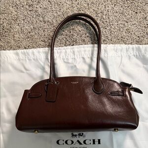 Coach Empire Carryall 34. Maple Leather Shoulder Bag